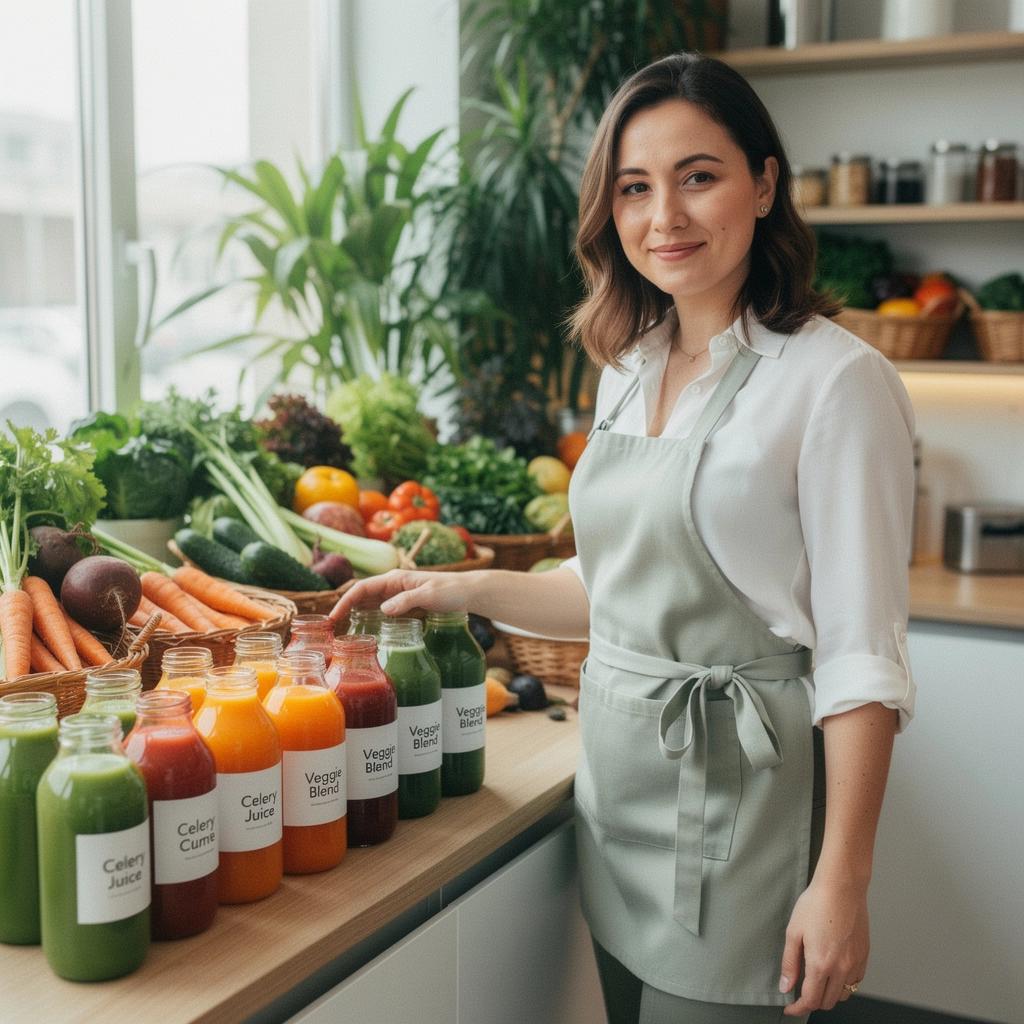 Salierų šaknų ir žalumynų derinys, išdėstytas ant medinio stalo.